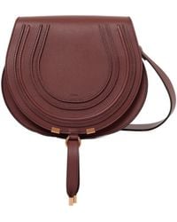 Chloé - Chloé Marcie Saddle Crossbody Bag - Lyst