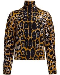 Alaïa - High-Neck Sweater - Lyst