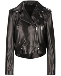 Balenciaga - Biker Leather Jacket - Lyst