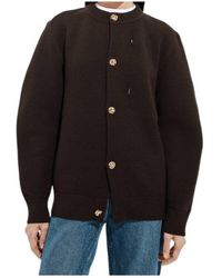 Bottega Veneta - Wool And Cotton Cardigan - Lyst
