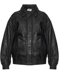 Zadig & Voltaire - Loriand Oversized Leather Jacket - Lyst