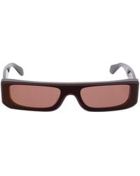 Alaïa - Alaïa Rectangular Acetate Sunglasses - Lyst