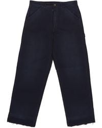 Maison Margiela - Textured Straight-Leg Distressed Jeans - Lyst