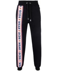 Gcds - Logo Printed Drawstring Track Pants - Lyst