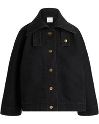 Patou - Volume Collared Button-Up Parka - Lyst