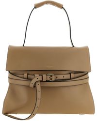 Moschino - Logo Embossed Shoulder Bag - Lyst