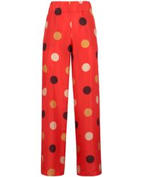 Aspesi - Polka Dot-Print Trousers - Lyst