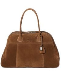 Miu Miu - Vivant Suede Bag - Lyst