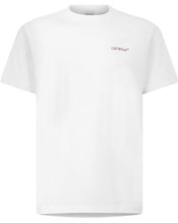 Off-White c/o Virgil Abloh - Crew Neck Short Sleeve T-Shirt - Lyst