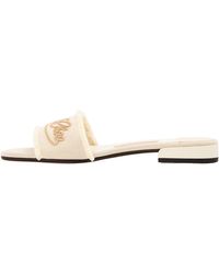 Jimmy Choo - Simple Flat Sandals - Lyst