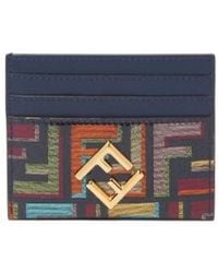 Fendi - Ff Diamonds Card Case - Lyst