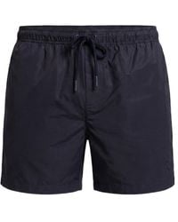 Peserico - Elasticated Drawstring Waistband Swim Shorts - Lyst