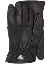 Prada - Triangle-Logo Pull-On Gloves - Lyst