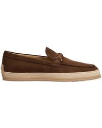 Tod's - Suede Loafers - Lyst
