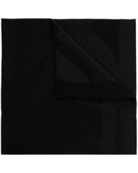 Saint Laurent - Monogram Frayed Edge Scarf - Lyst