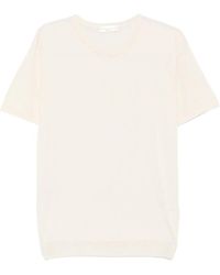 Roberto Collina - Short-Sleeve Knitted Silk T-Shirt - Lyst