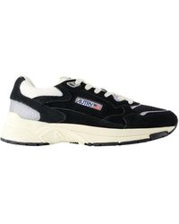 Autry - Hyperway Suede Panelled Sneakers - Lyst