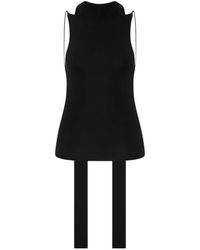 St. Agni - Scarf Knitted Vest - Lyst