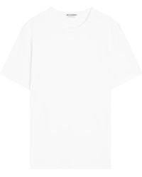 JW Anderson - Logo-Embroidered Cotton T-Shirt - Lyst