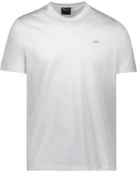 Paul & Shark - Logo Embroidered T-Shirt - Lyst