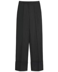 Valentino - High Waist Straight Leg Trousers - Lyst