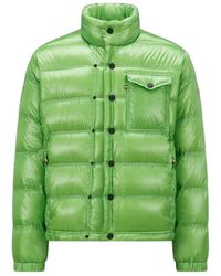 Moncler - Grenoble Buttoned Long-Sleeved Coat - Lyst