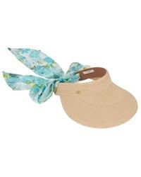 Chloé - Chloé Raffia Visor - Lyst