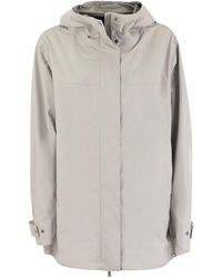 Herno - Straight Hem Hooded Jacket - Lyst
