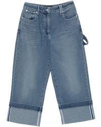 Simone Rocha - Embellished Straight Leg Jeans - Lyst