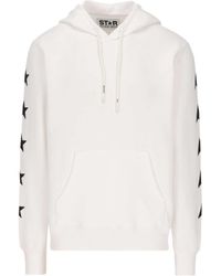Golden Goose - Logo Printed Drawstring Hoodie - Lyst