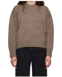 Loulou de Saison - Ribbed-Knit Crew-Neck Sweater - Lyst