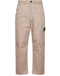 Stone Island - Desert Ripstop Straight-Leg Trousers - Lyst
