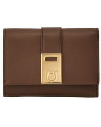 Ferragamo - Hug Two-Color Wallet - Lyst