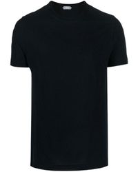 Zanone - Rounded Neck T-Shirt - Lyst