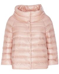 Herno - Sofia Cropped Padded Jacket - Lyst
