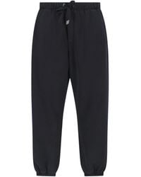 Dolce & Gabbana - Heraldic Printed Elastic Waist Track Pants - Lyst