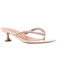 AMINA MUADDI - Split-Toe High-Heeled Sandals - Lyst
