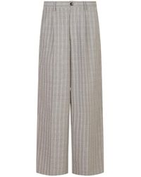 Marni - Pleats Checked Trousers - Lyst
