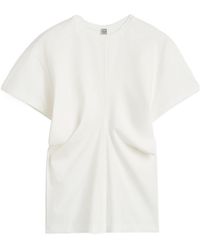 TOTEME - Totême Seam Detail T-Shirt - Lyst