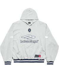 Balenciaga - Logo-Detailed Polo Hoodie - Lyst