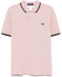 Comme des Garçons - X Fred Perry Logo-Embroidered Polo Shirt - Lyst