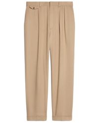 Celine - Pleated Trousers - Lyst
