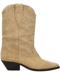 Isabel Marant - Duerto Embossed Western Boots - Lyst