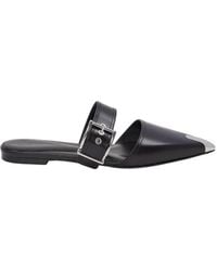 McQueen - Punk Flat Mules - Lyst