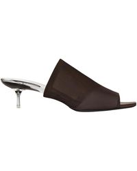Courreges - Mesh Mule Sandals - Lyst