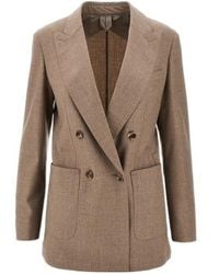 Max Mara - Harald Double-Breasted Tailored Blazer - Lyst