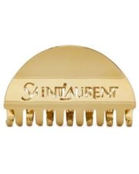Saint Laurent - Half-Moon Claw Clip - Lyst