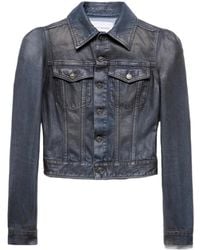 7 For All Mankind - Nolita Fitted Denim Jacket - Lyst