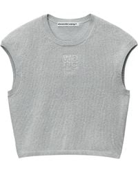 Alexander Wang - Sleeveless Crop Top - Lyst