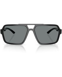 Prada Linea Rossa - Prada Eyewear Aviator Sunglasses - Lyst